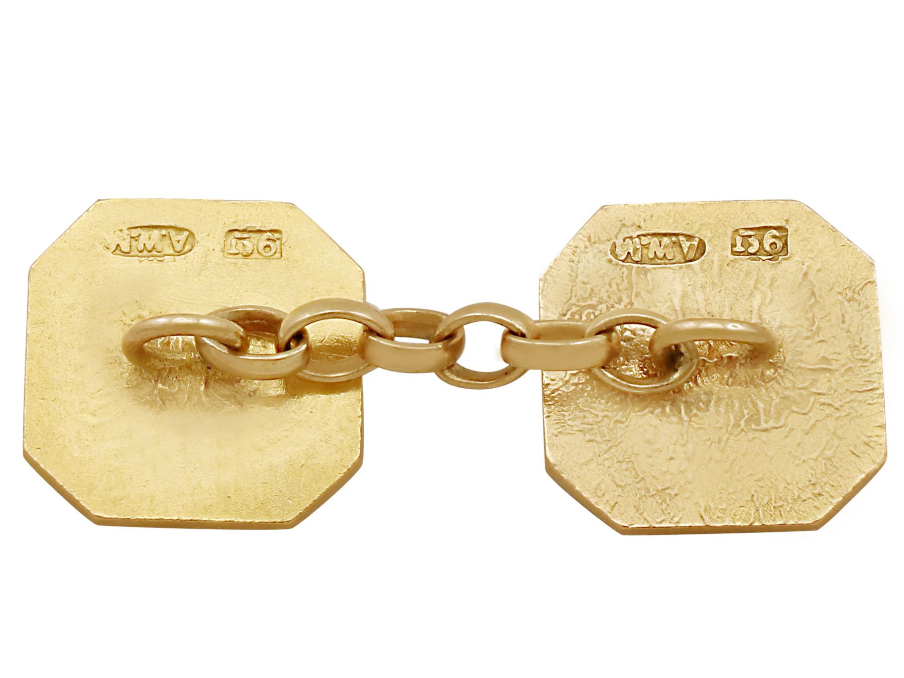 vintage freemason cufflinks