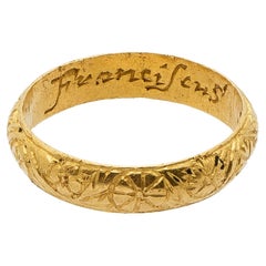 Antiker englischer „Posy“-Ring aus Gold
