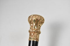 Antique Gold Filled Walking Stick Cane
