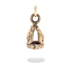 Antique Gold Filled Watch Fob, Victorian Watch Fob, Gold Filled Charm, Watch Fob