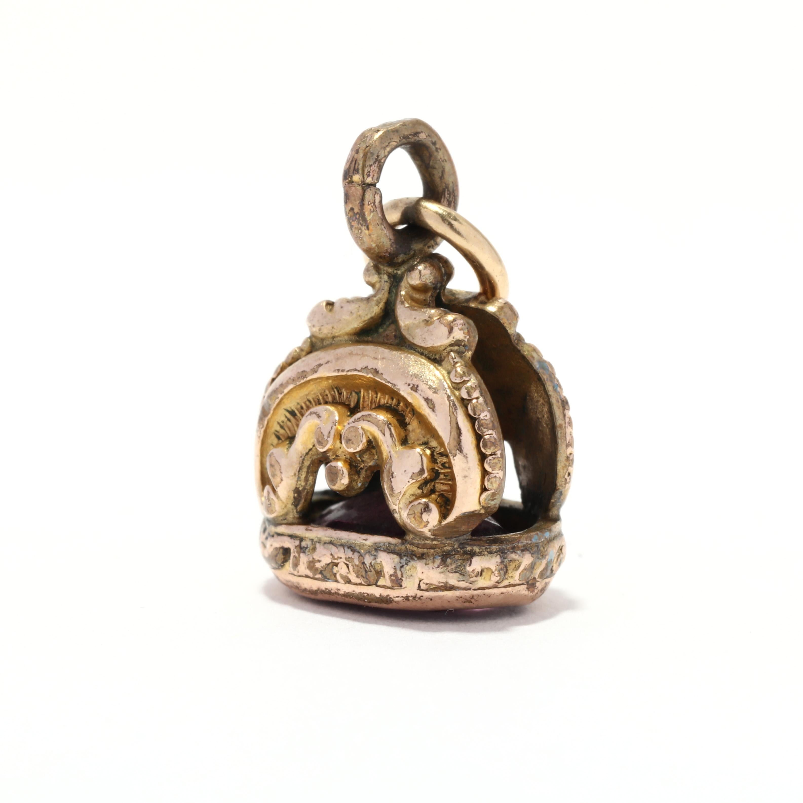 antique watch fob charms