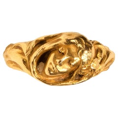 Antique Gold French Art Nouveau Ring