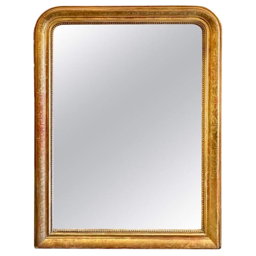 Antique Gold Gilt Louis Philippe Mirror