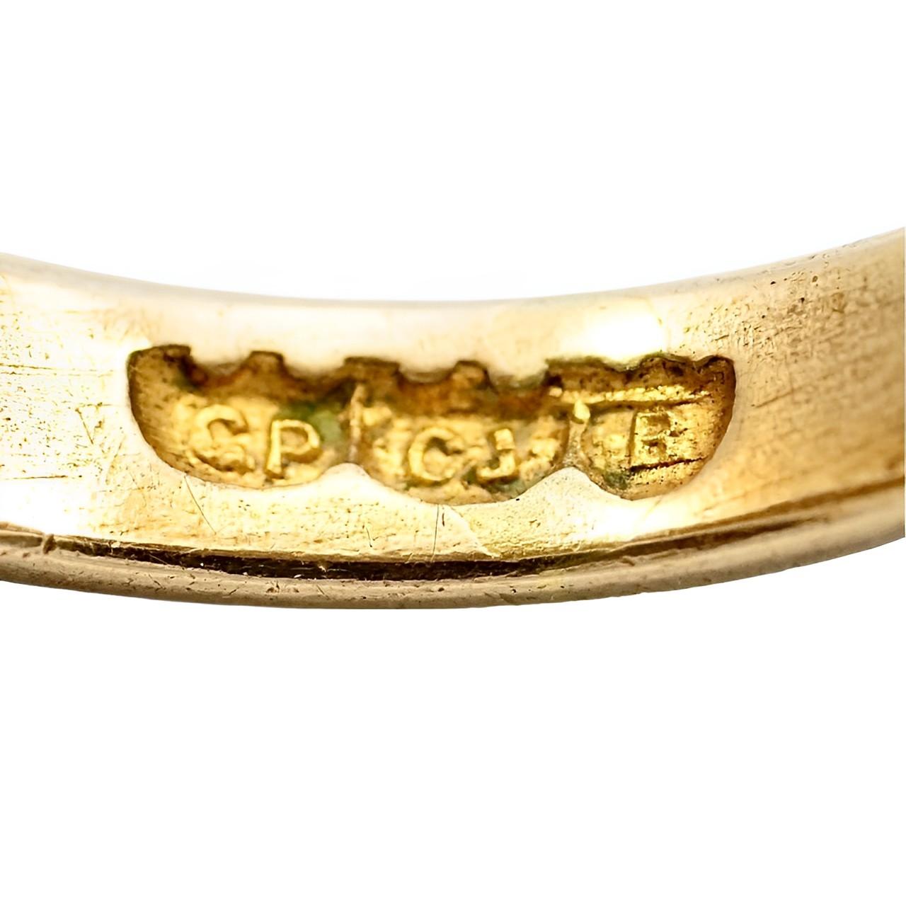 Antique Gold Gilt Metal Ring with Pink Glass Stones and Clear Paste Stones For Sale 1