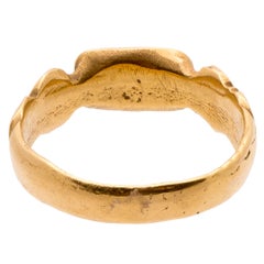 Antique Gold Iconographic Band Ring