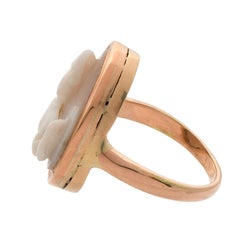Antique Gold Italian Renaissance Cameo Ring