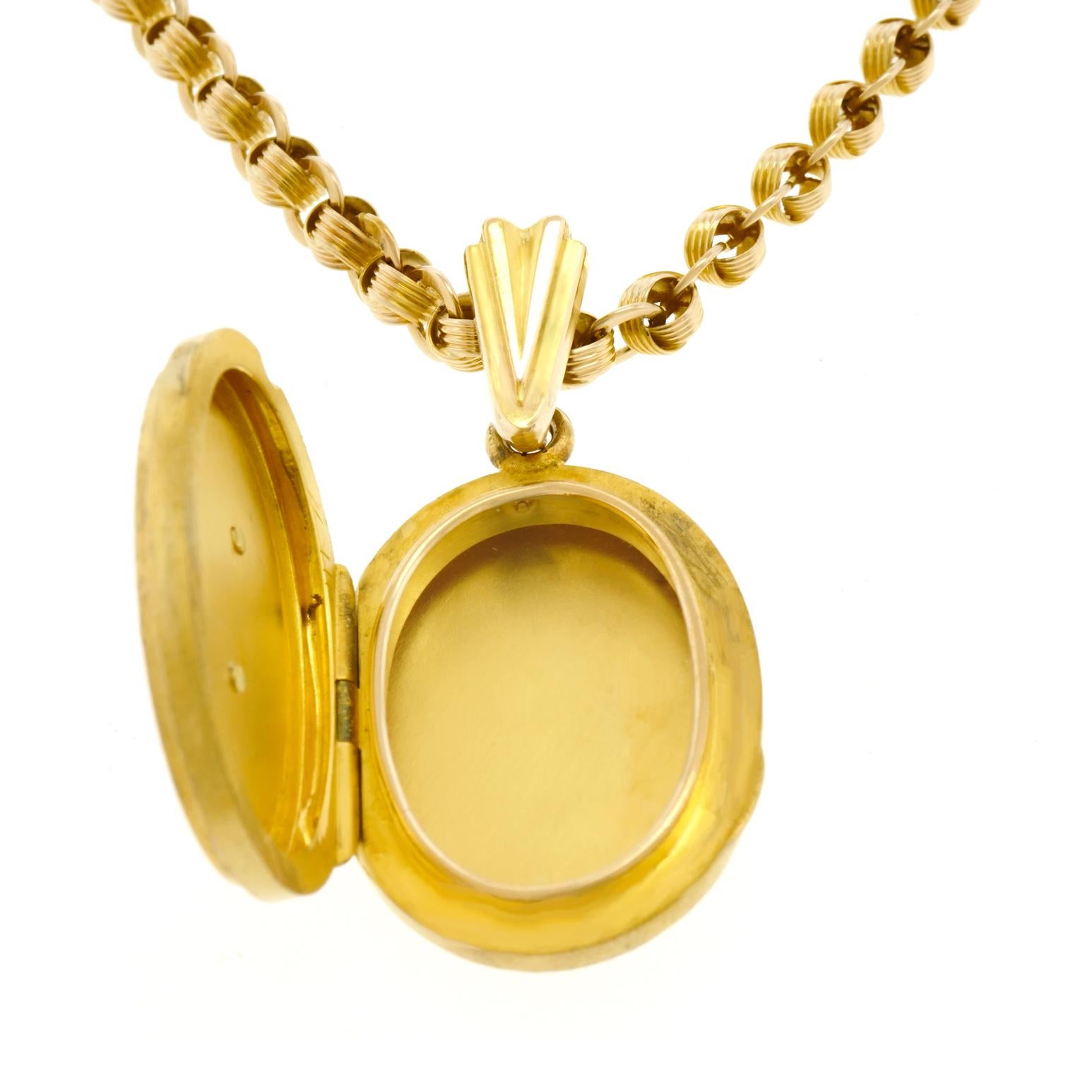 Antique Gold Locket at 1stDibs