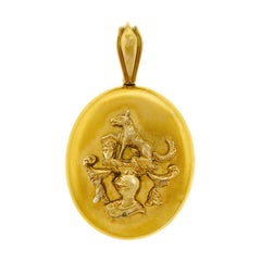 Antique Gold Locket Antique Gold Locket