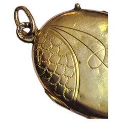 Antique Gold Locket Pendant