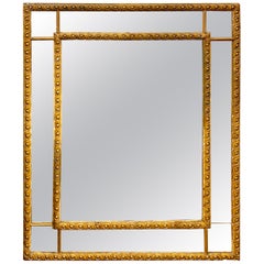 Antique Gold Mirror Square