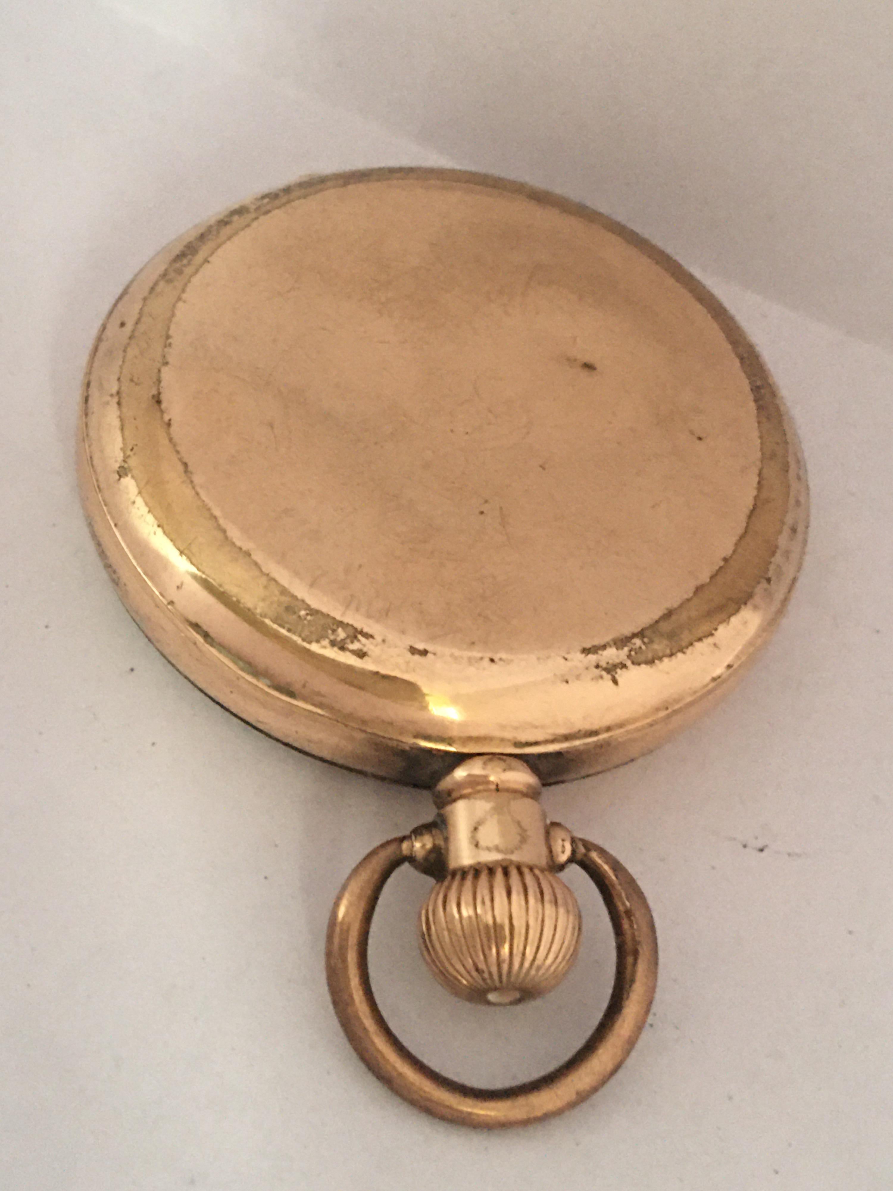waltham pocket watch dennison case