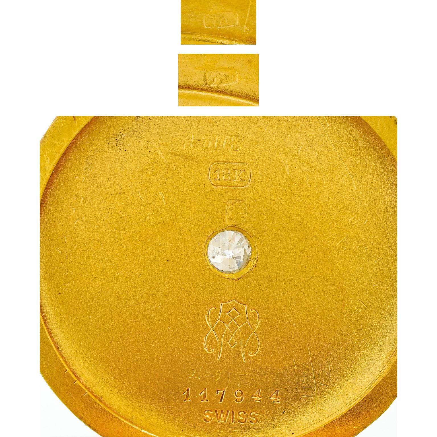 Women's or Men's Antique Gold Pocket Watch For Sale