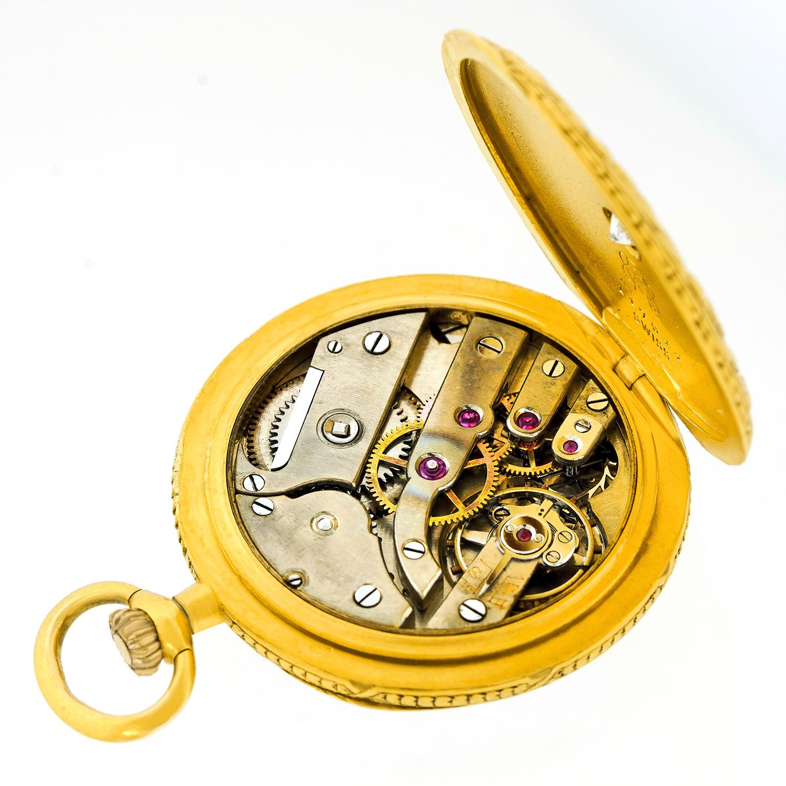 Antique Gold Pocket Watch For Sale 2