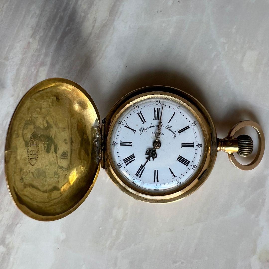 Montre de poche ancienne Marchand & Sandoz, édition limitée n° 6938 2