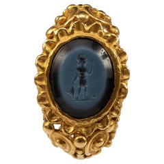 Antique Gold Roman Intaglio Ring