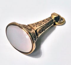 Antique Gold Seal Fob, circa 1840