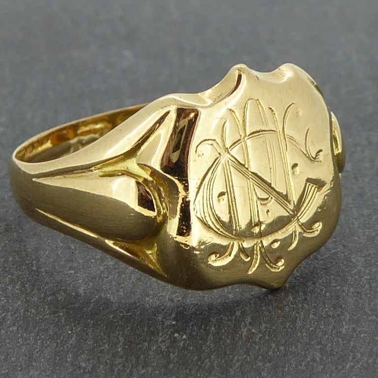 Antique Gold Ring, 18 Carat Gold