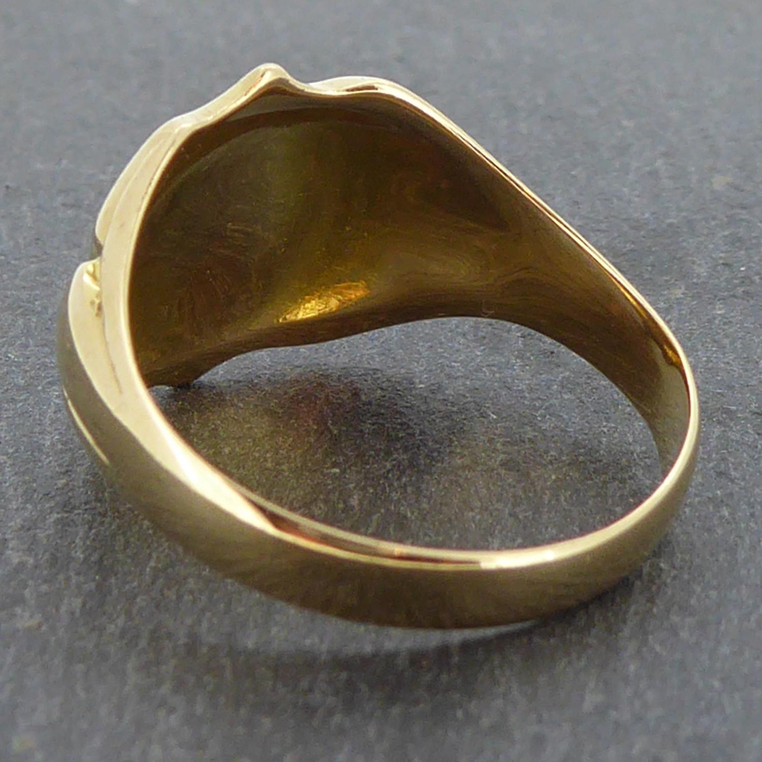 18 carat signet ring