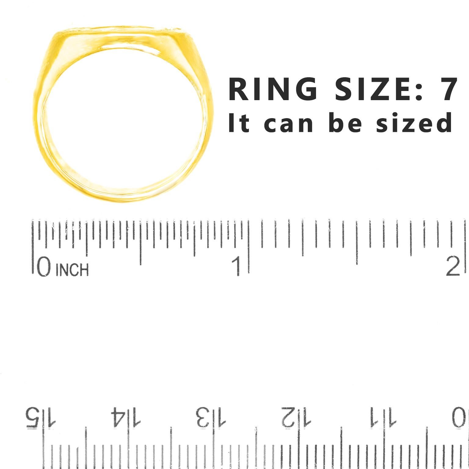 Antique Gold Signet Ring 2