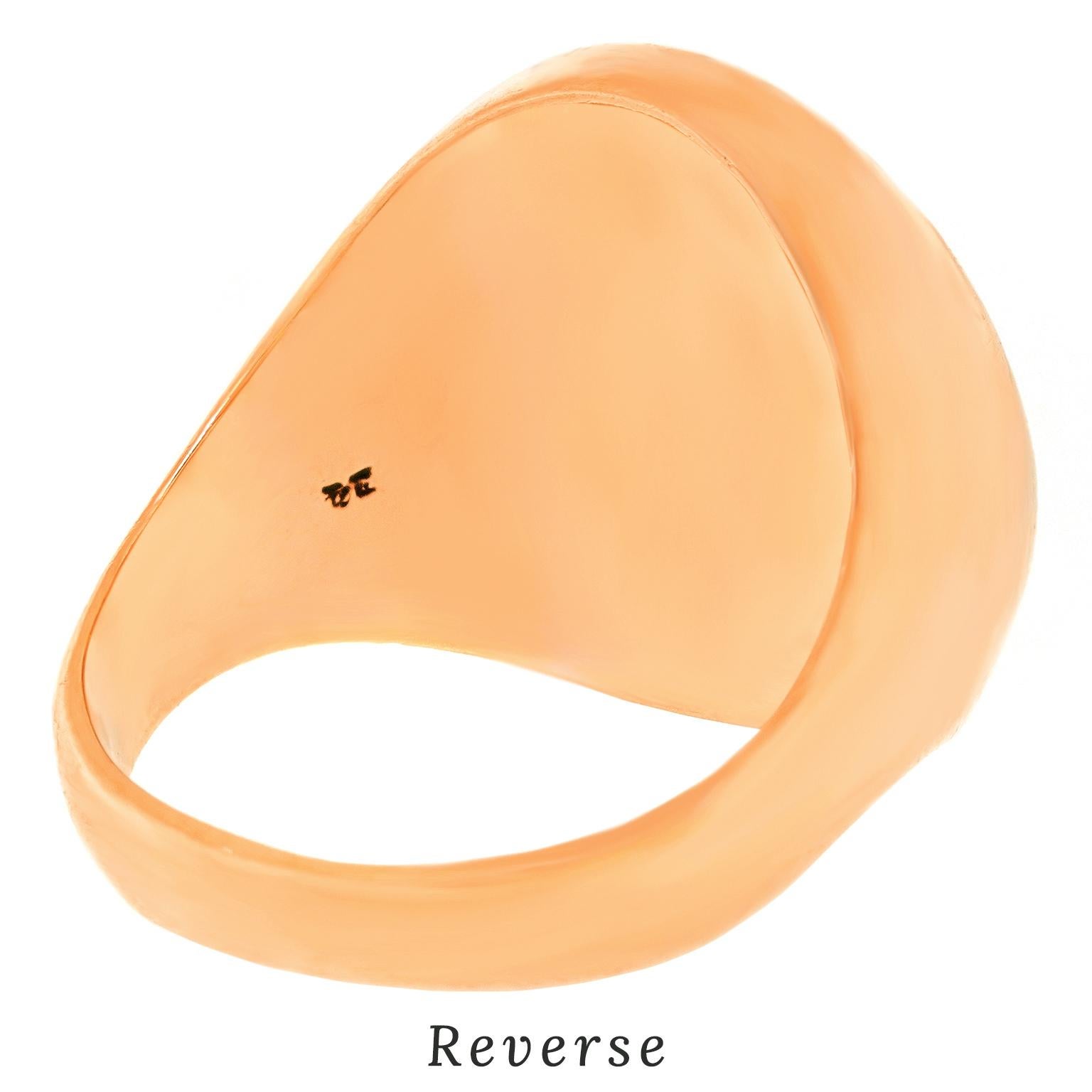 Antique Gold Signet Ring 5