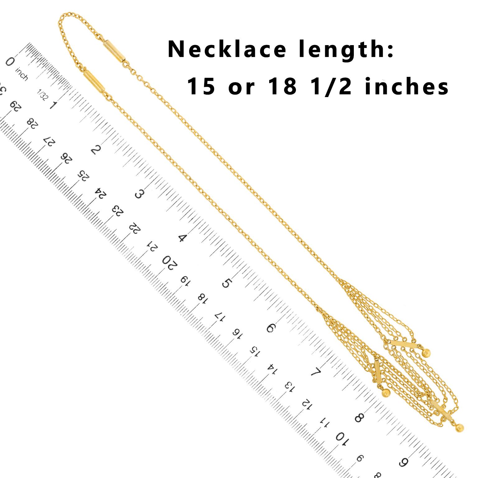 Antique Gold Swag Necklace For Sale 1
