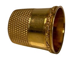 Antique Gold Thimble C.1900