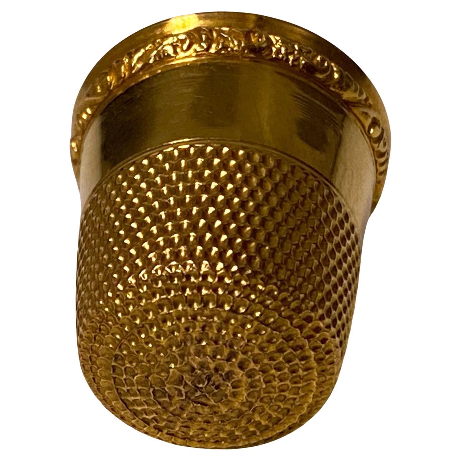 Antike Golddimble, ca. 1900, antik im Zustand „Gut“ in Toronto, ON