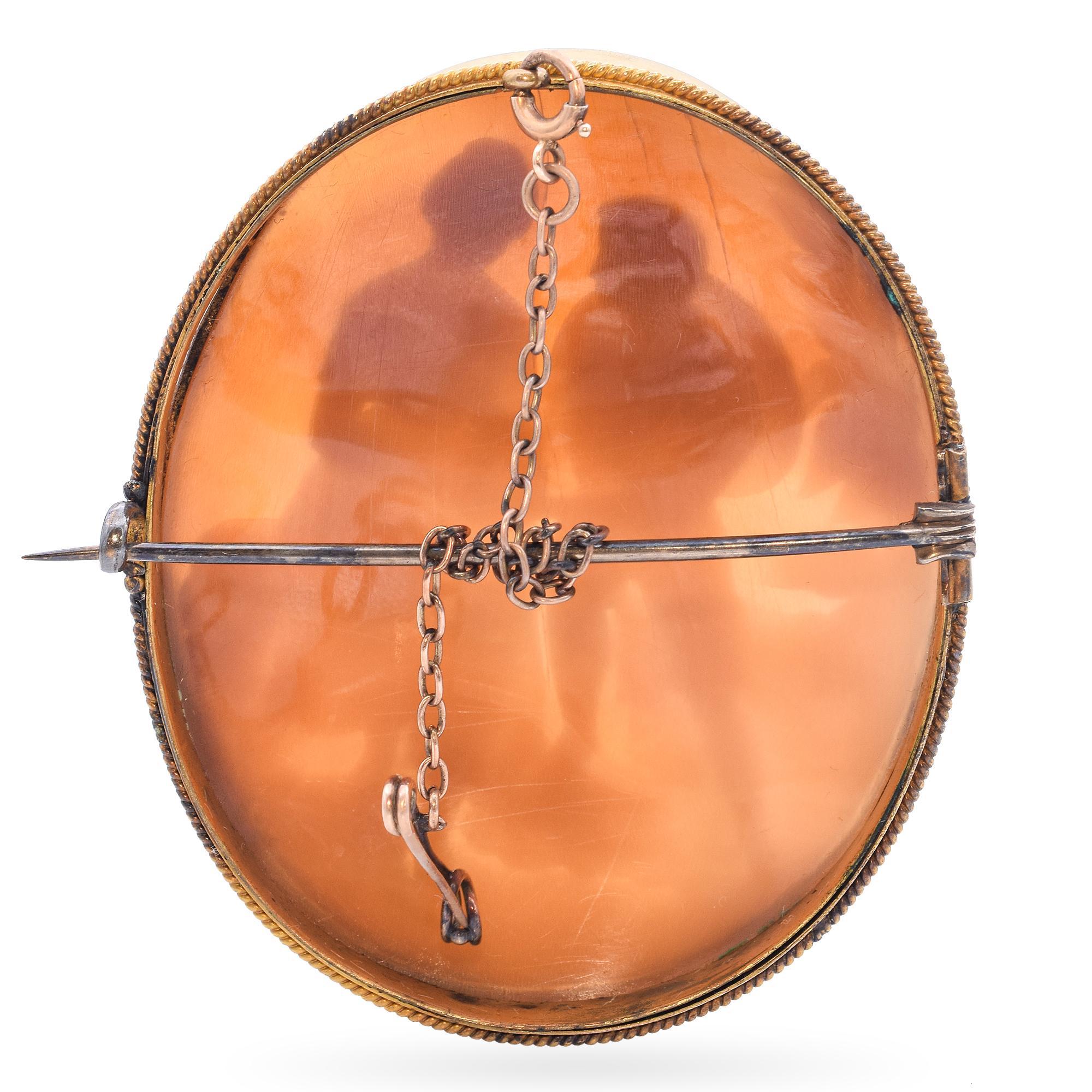 Antiguo Broche Camafeo 