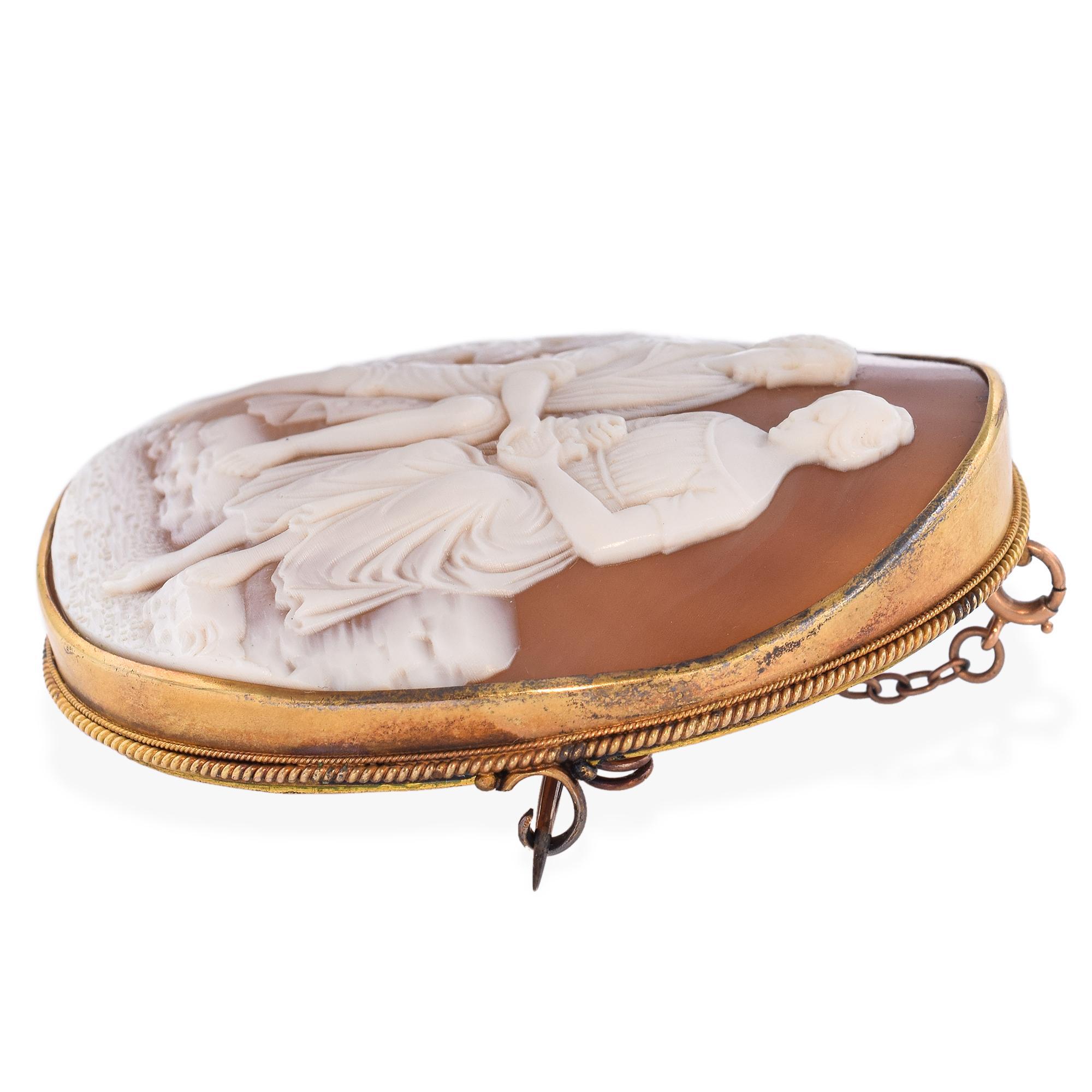 De las mujeres Antiguo Broche Camafeo 