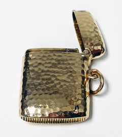 Antique Gold Vesta Case, Chester, 1905