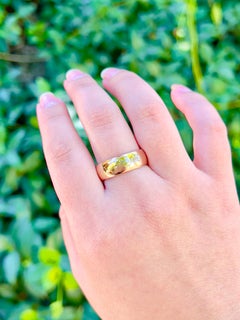 Antique Gold Wedding Band, 7-21-1913, Size 9.75, Circa 1910s
