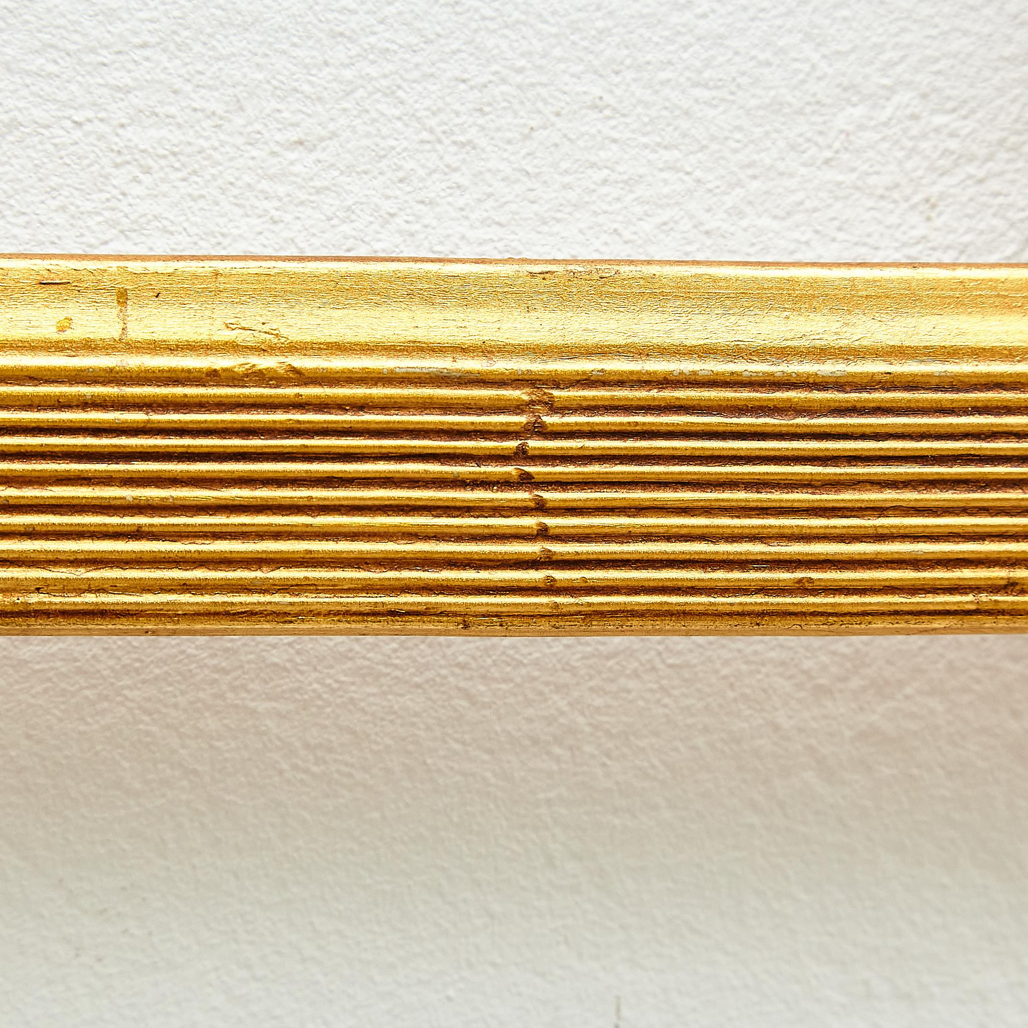 Antique Gold Wood Frame, circa 1950 3