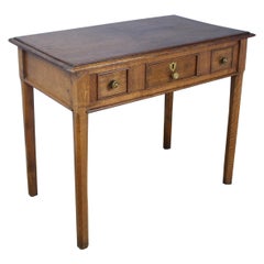 Antique Golden Oak Side Table