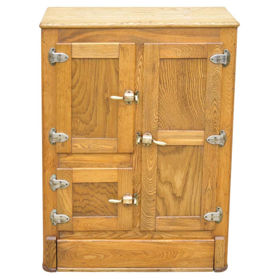 Antique Ice Box 3 For Sale on 1stDibs