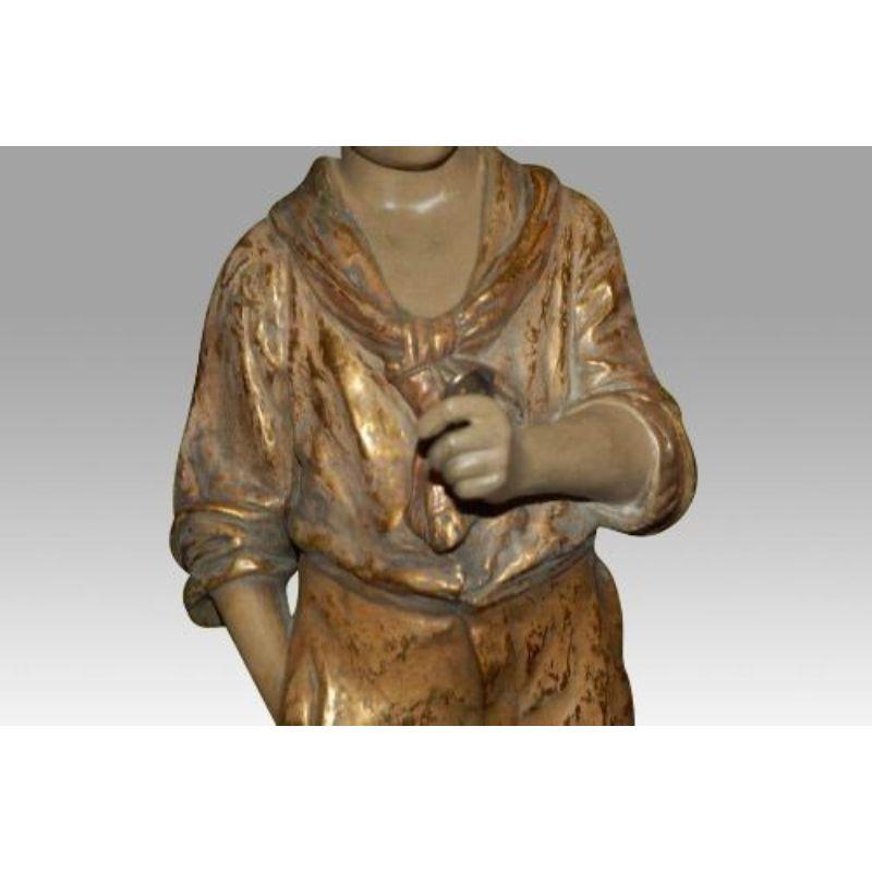 Edwardian Antique Goldscheider Figure For Sale