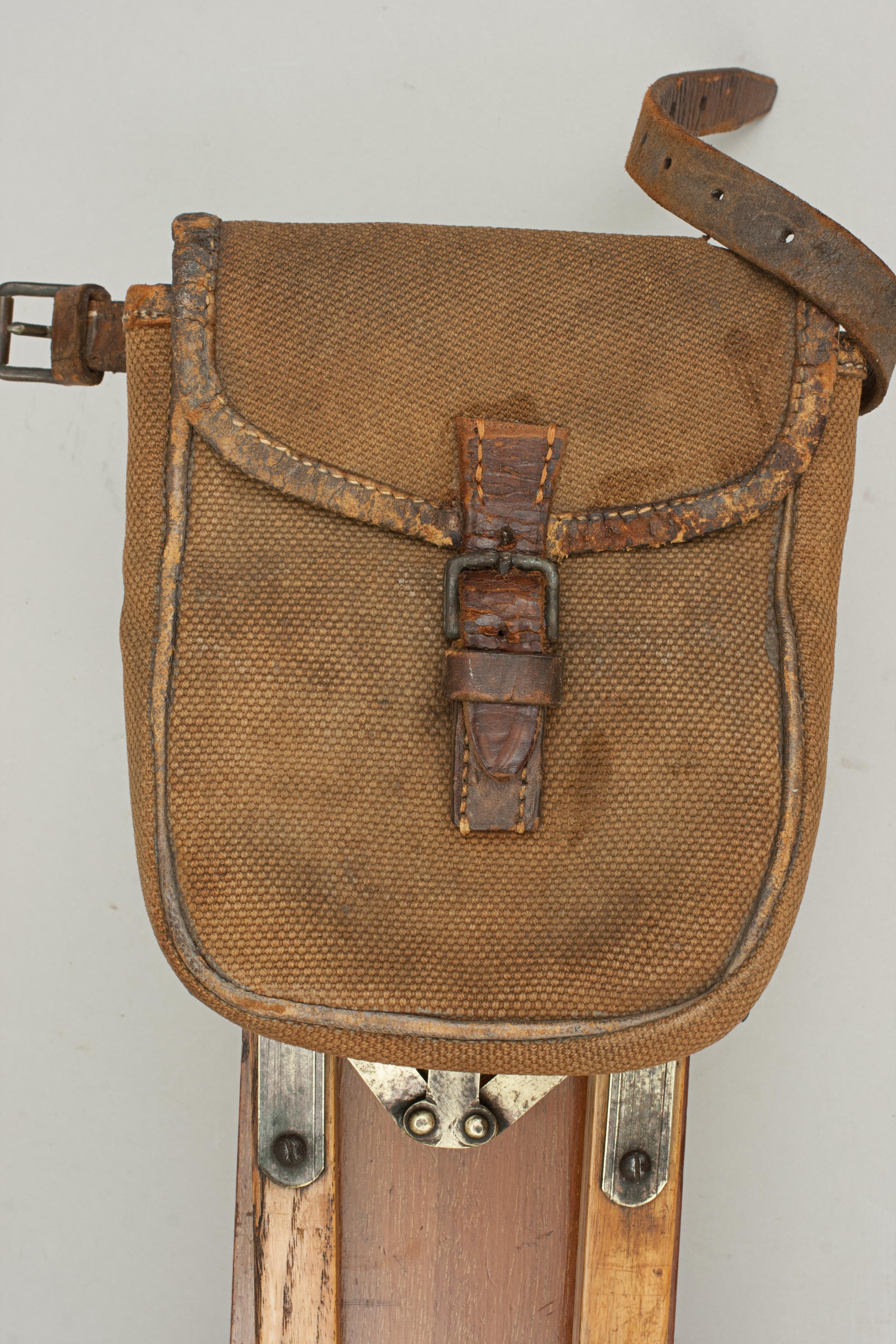 Canvas Antique Golf Bag, Automaton Caddy by Bussey