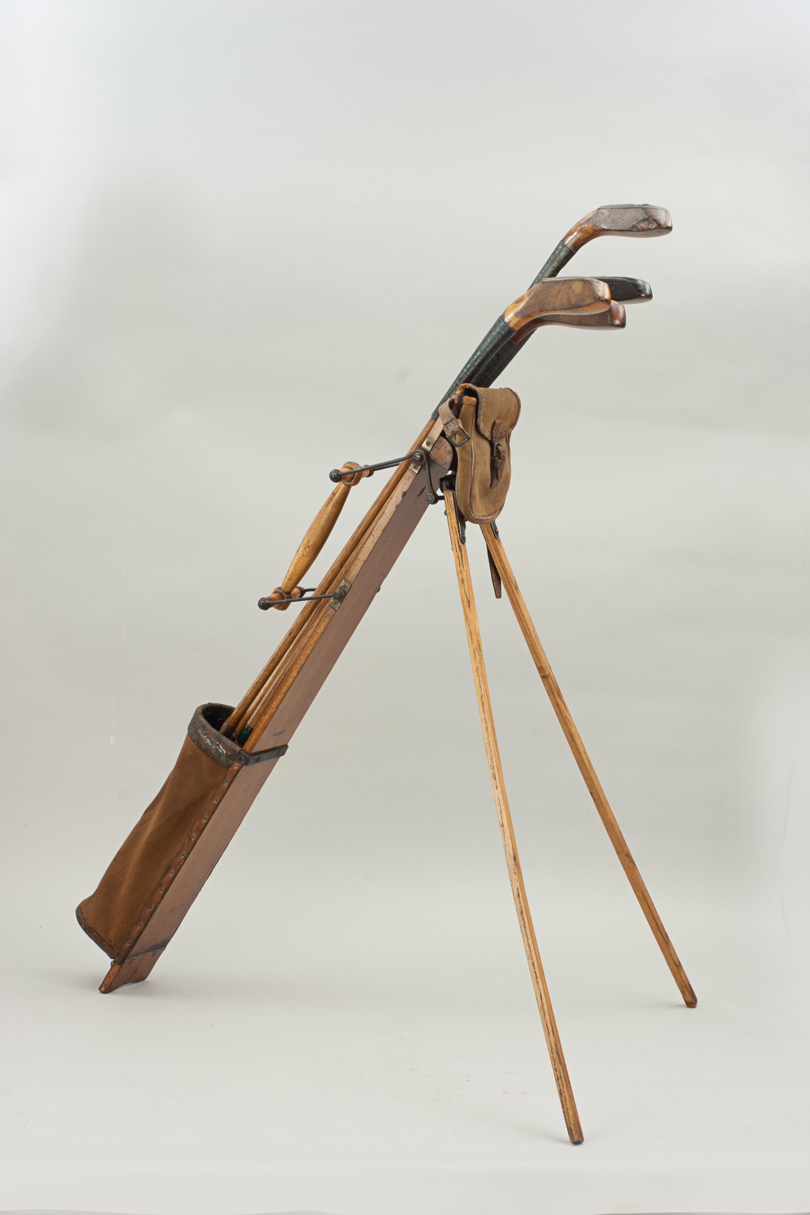Antique Golf Bag, Automaton Caddy by Bussey 2