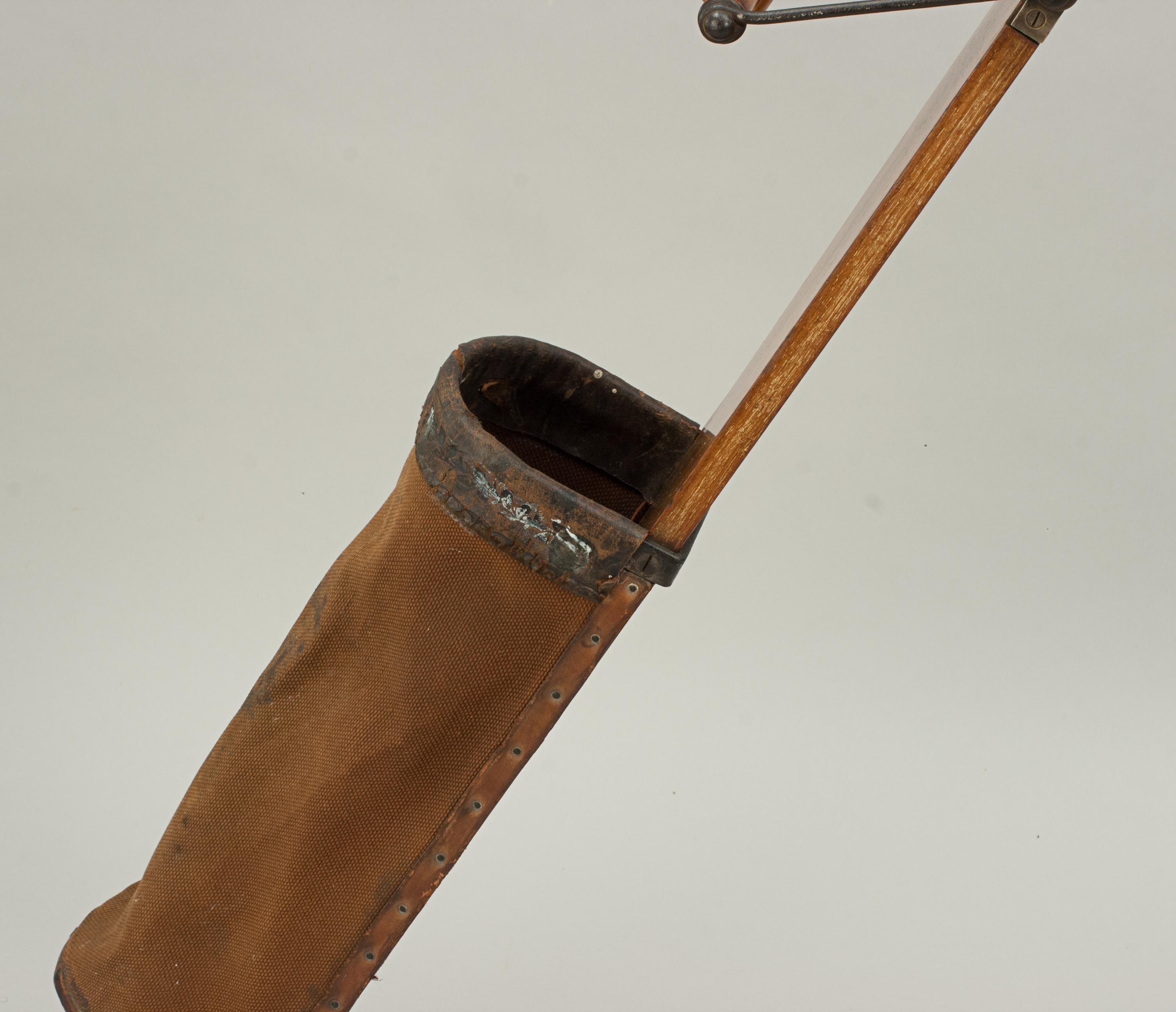 Antique Golf Bag, Automaton Caddy by Bussey 6
