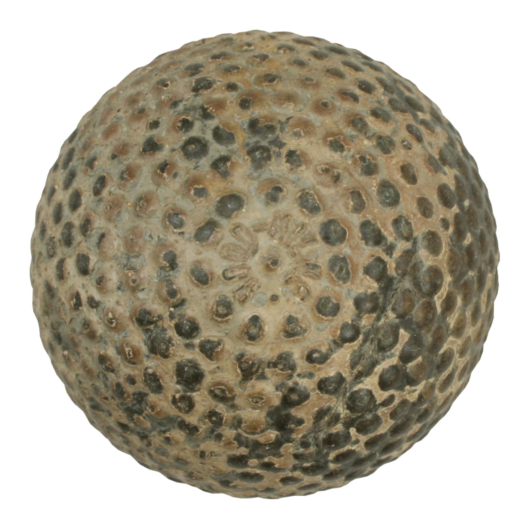 Rubber Antique Golf Ball, Bramble Design, The Kiddy