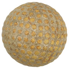Antique Golf Ball, Bramble Pattern Rubber Core