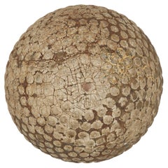 Antique Golf Ball, St. Mungo Patent Colonel Bramble Pattern Golf Ball