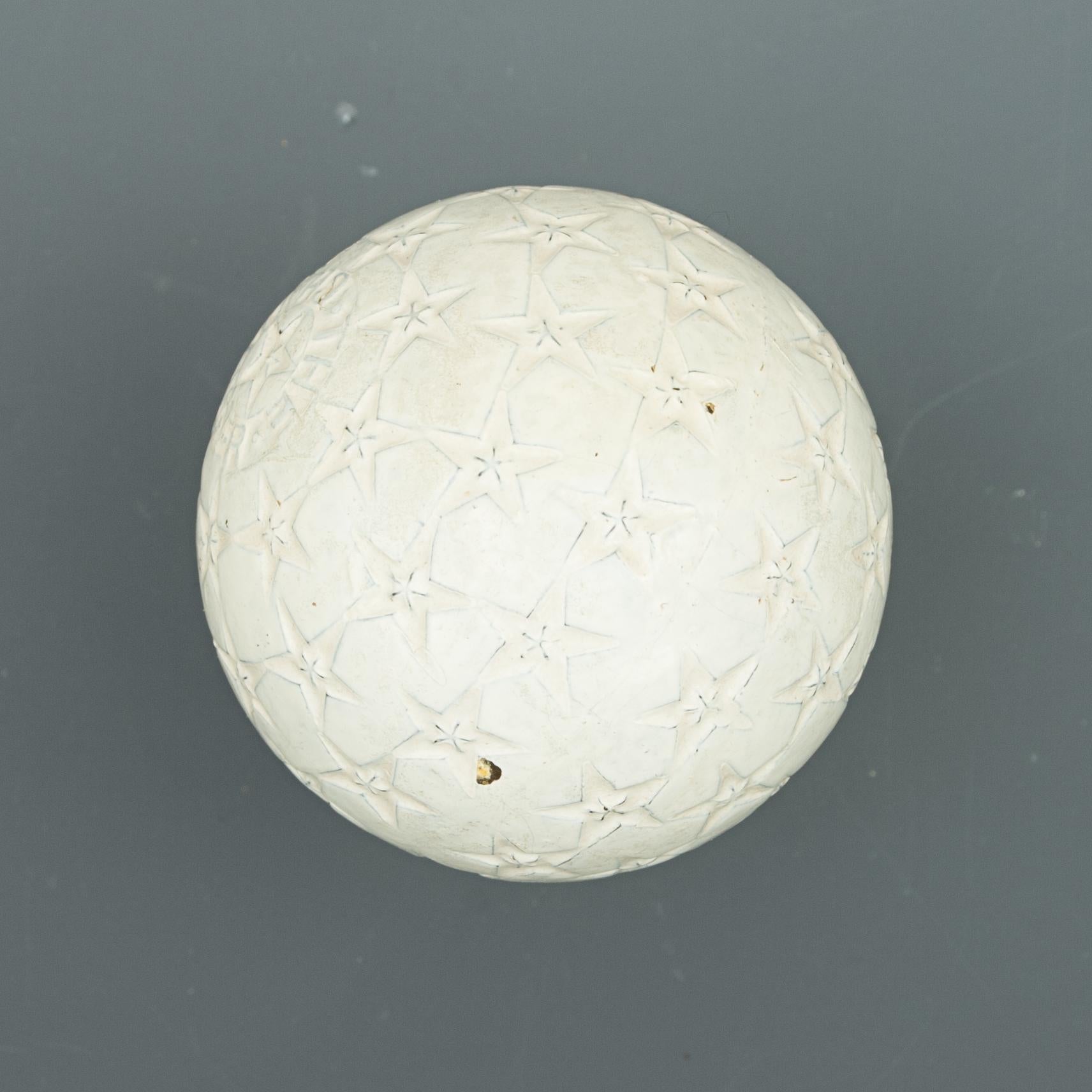 Sporting Art Antique Golf Ball Star Challenger, Rubber Core, Star Design Pattern