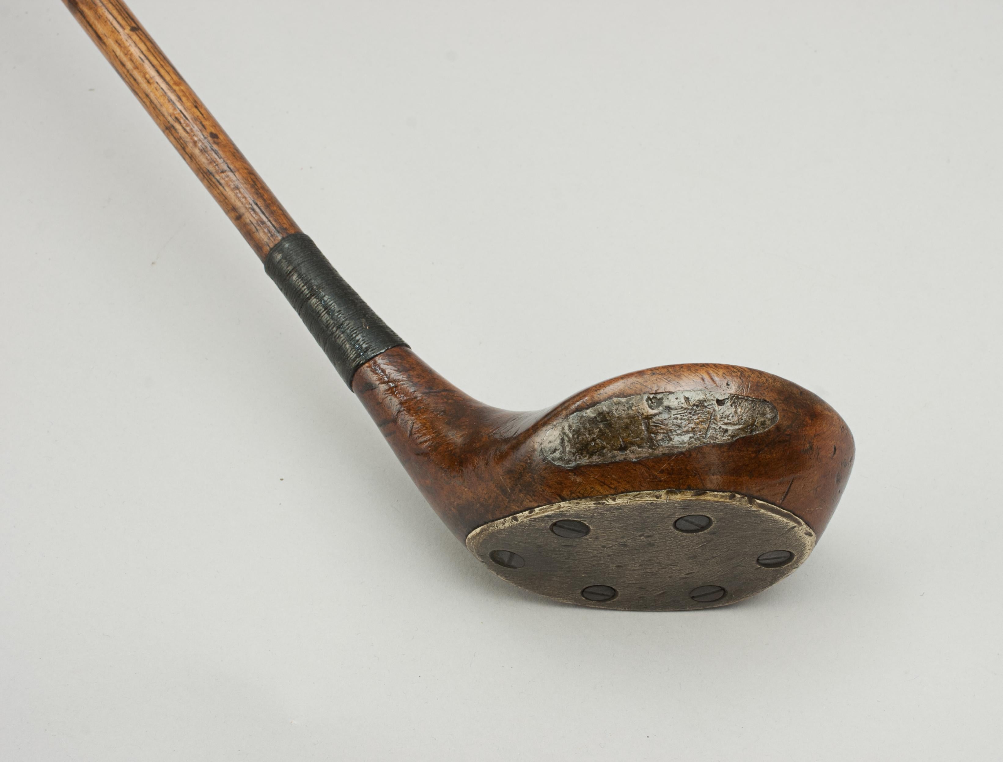 Early 20th Century Antique Golf Club, Auchterlonie Special Brassie, St Andrews