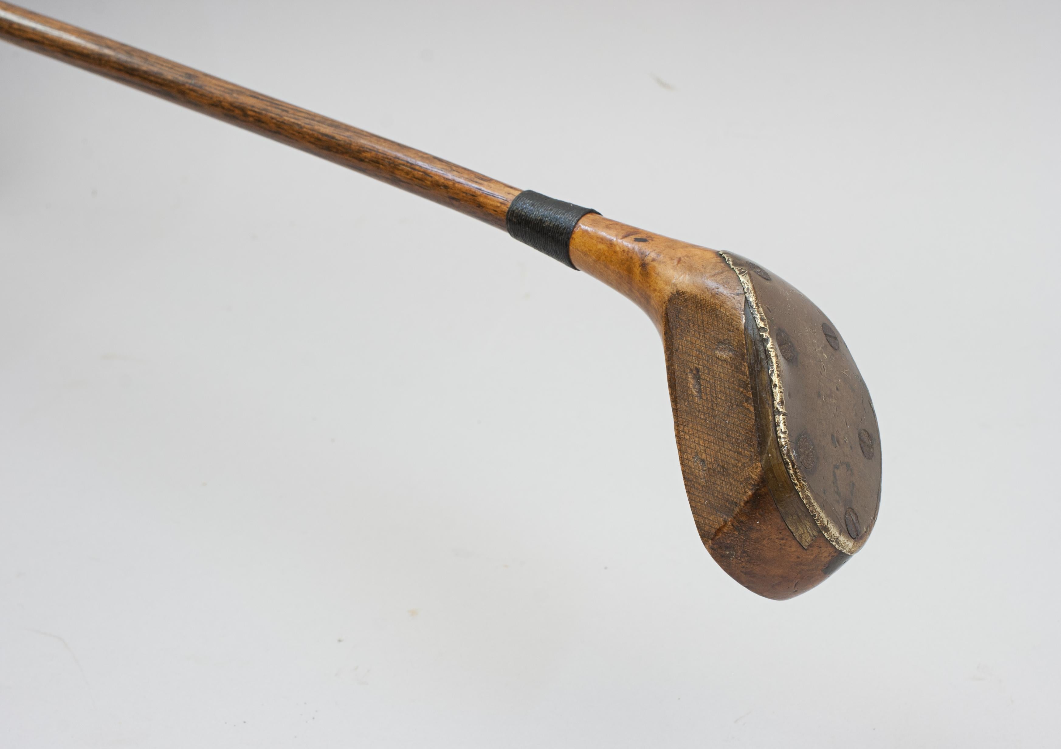 Antique Golf Club, Brassie By Scott Of Earlsferry For Sale 3