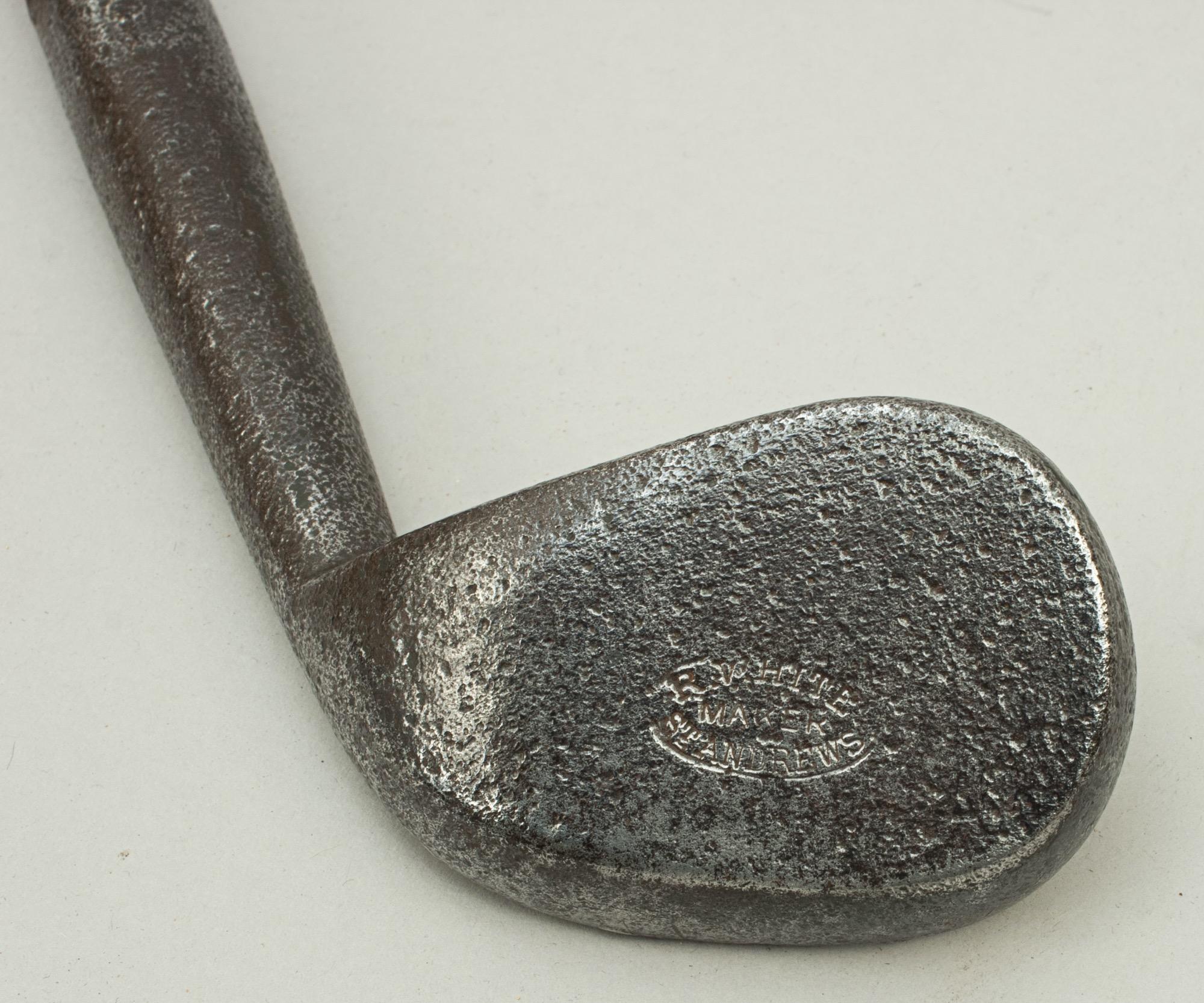 Antique Golf Club, Heavy Rut Iron, Track Iron by Robert White, St Andrews In Good Condition In Oxfordshire, GB