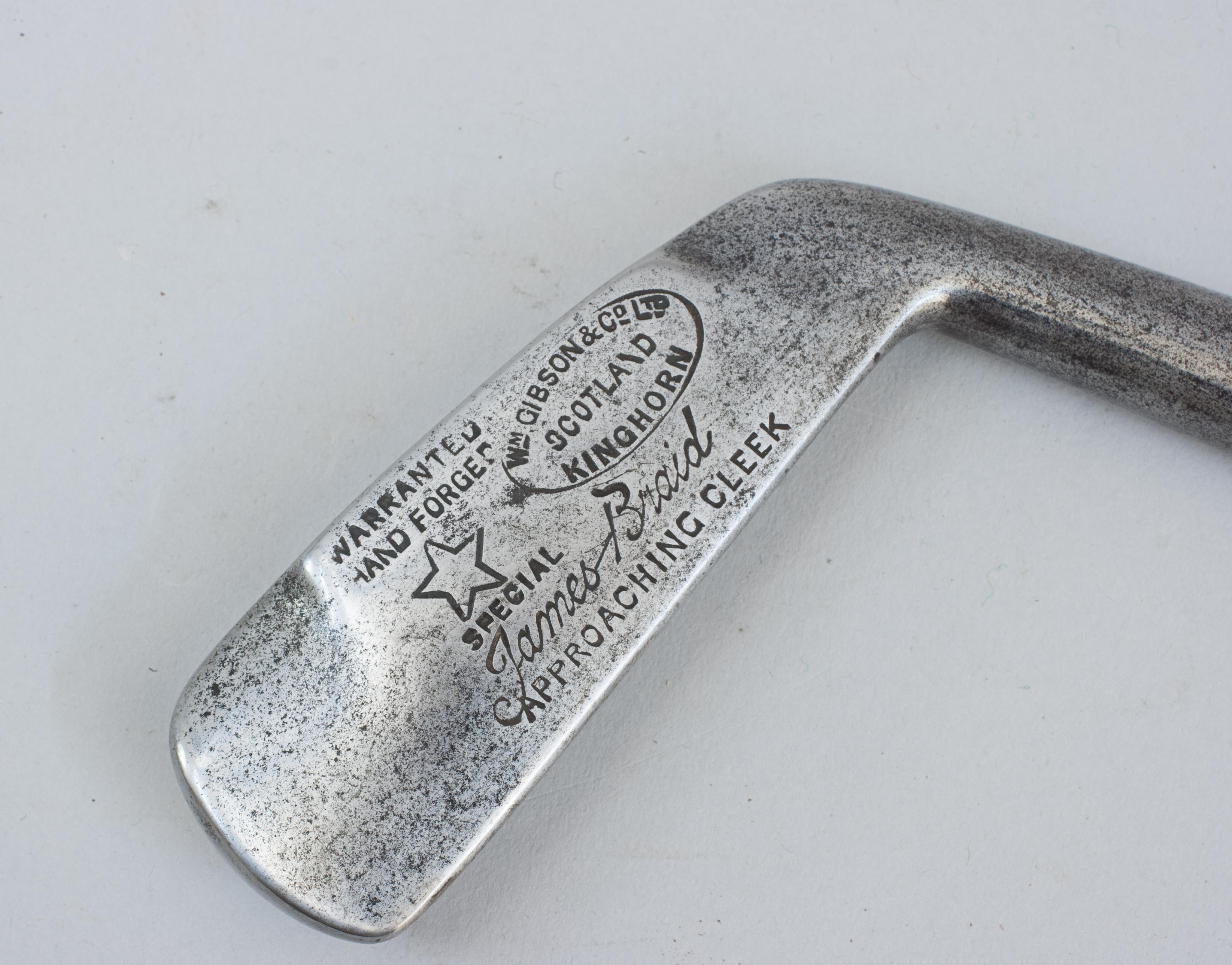 Antique Golf Club, James Braid Approach Cleek 1