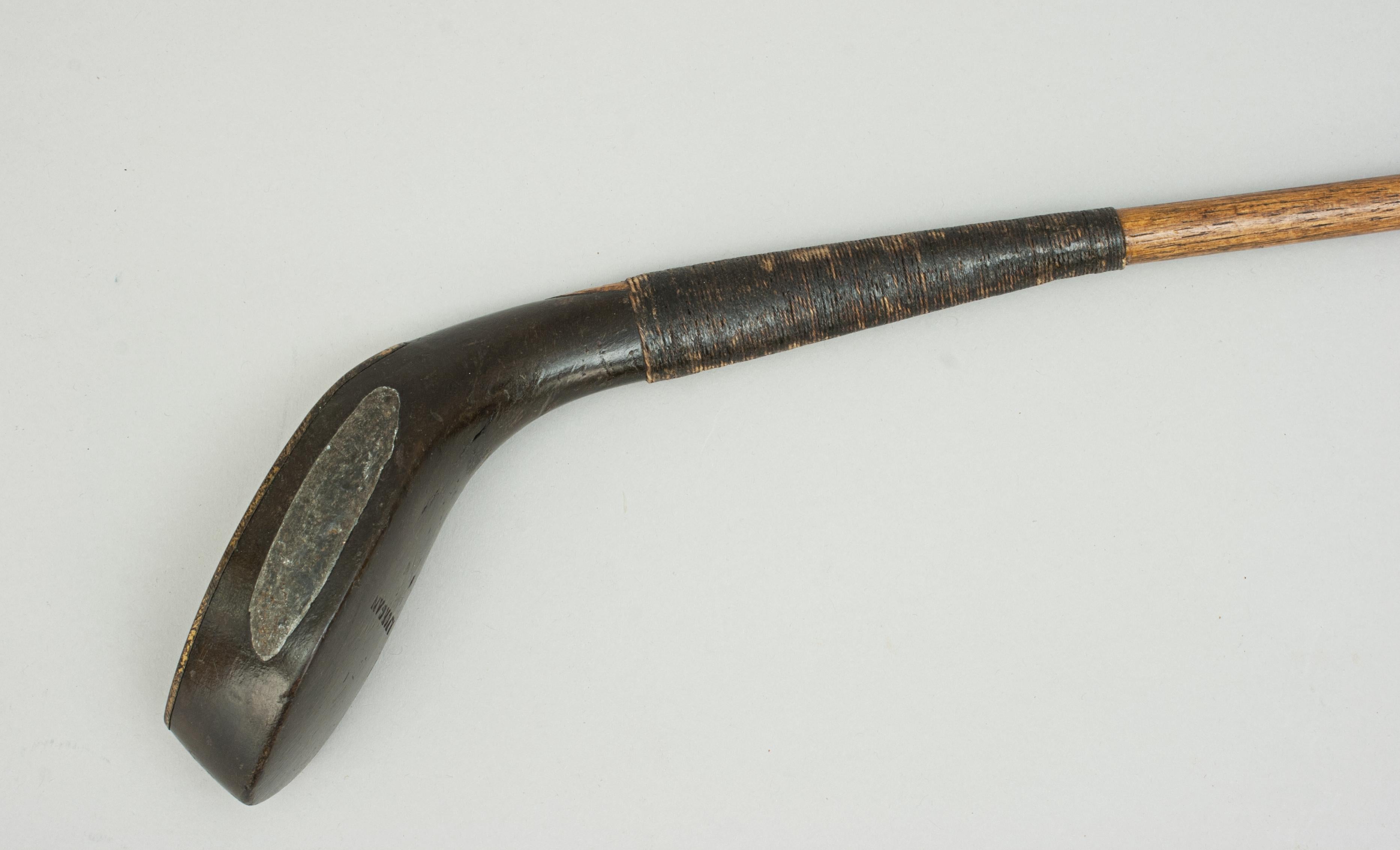 Beech Antique Golf Club, Long Nose by Robert Forgan of St Andrews For Sale