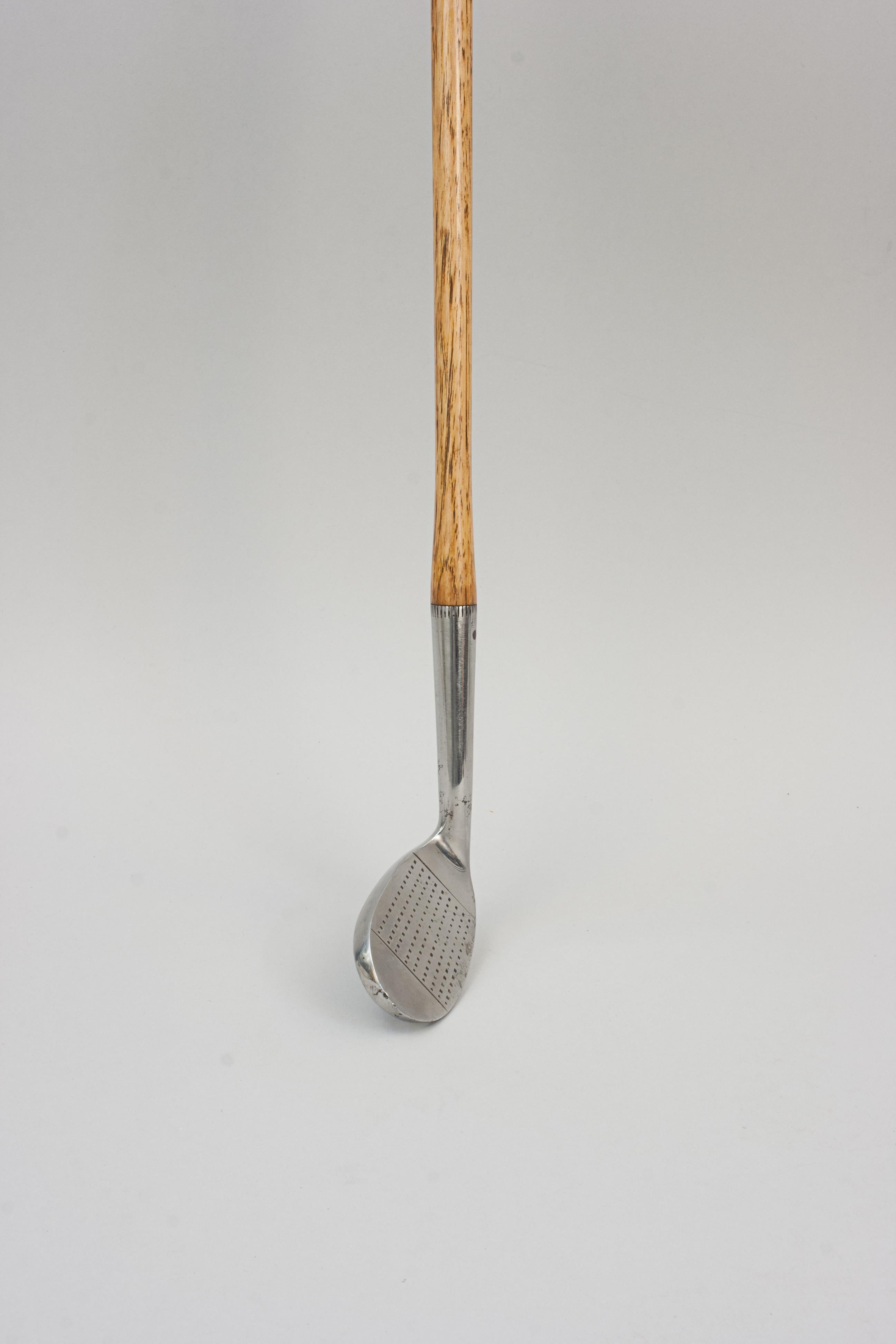 British Antique Golf Club, Powerful Mashie Niblick by Charles Tooley For Sale