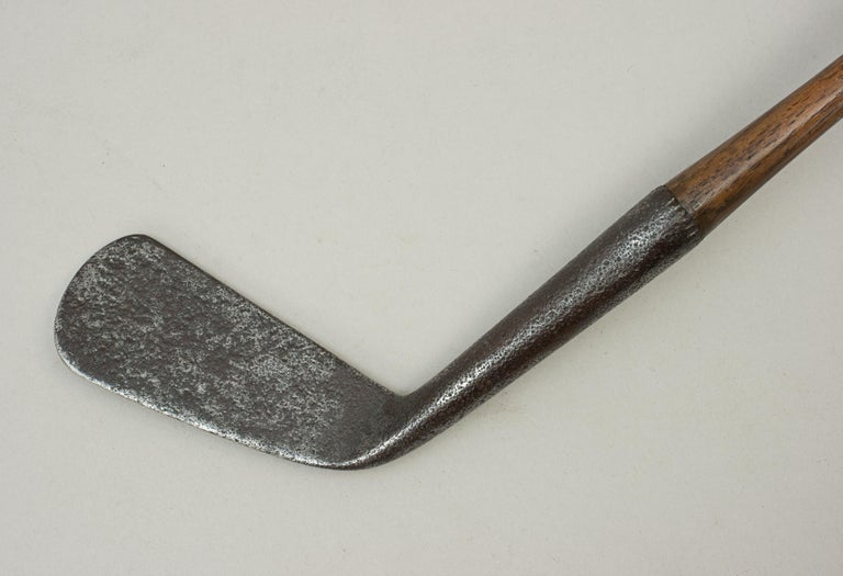 Antique Golf Club Smooth Face Iron by J&D Clark of Musselburgh For Sale 5