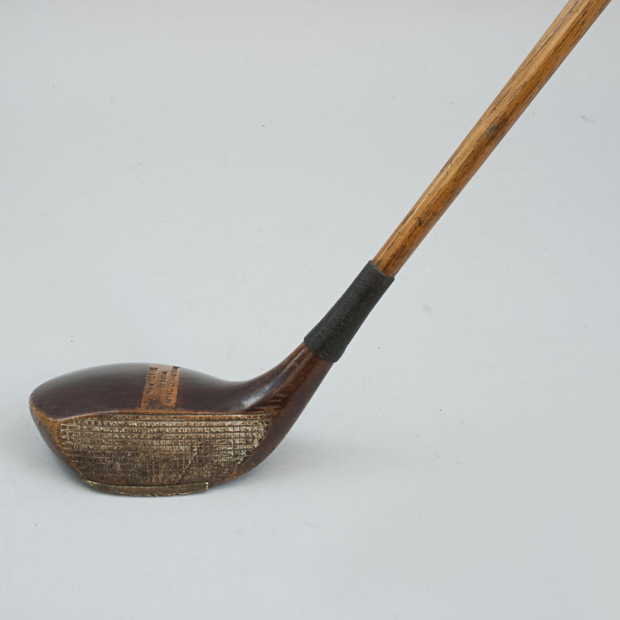 Antico bastone da golf, cucchiaio di Tom Fernie in vendita 6